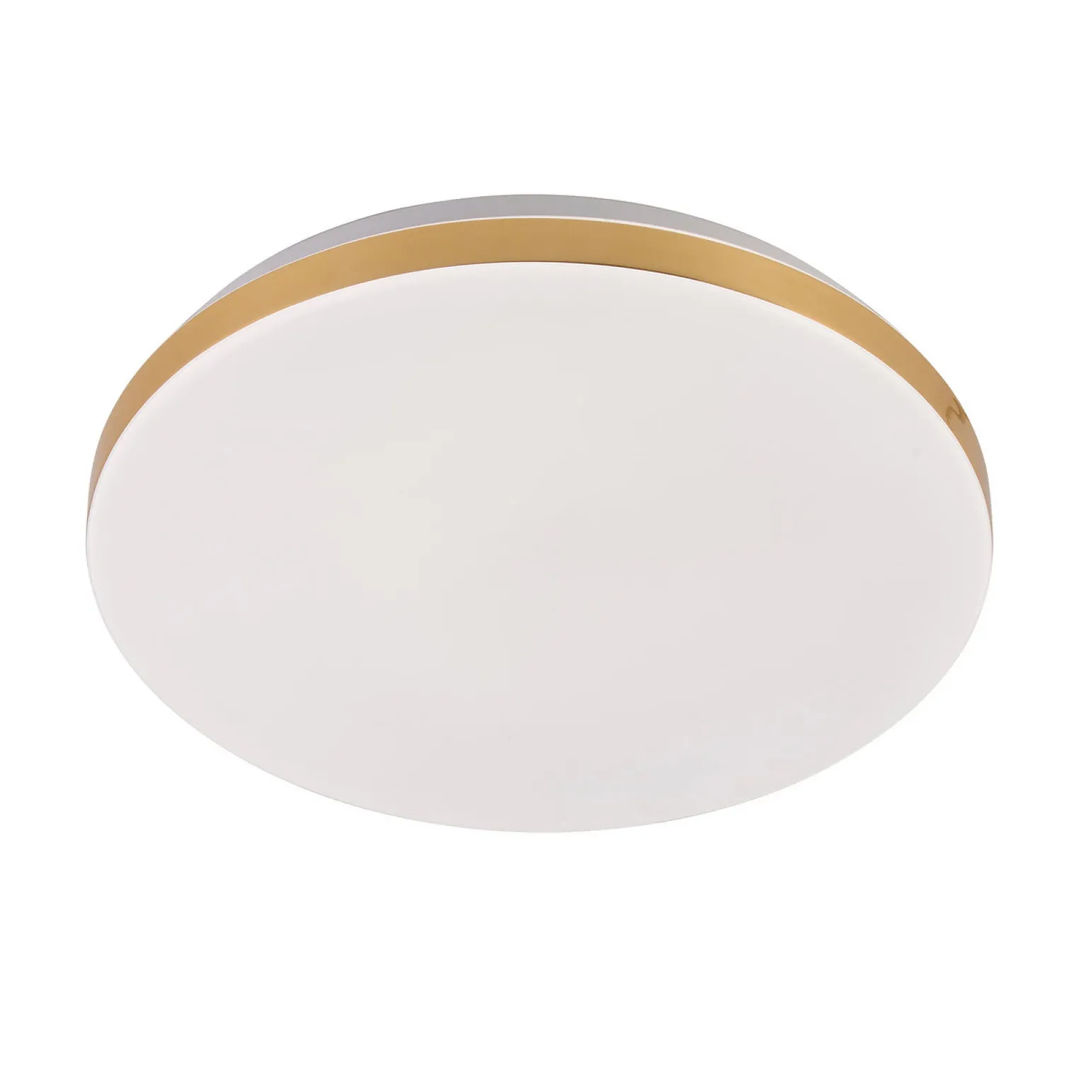 Sklep Kaja Biało-złoty plafon LED barwa neutralna LP-335/1C S 4GD – BABILON