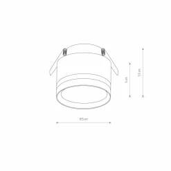 Sklep Kaja downlight podtynkowy, gwint GX53 10490 MURTER | Kaja Oświetlenie