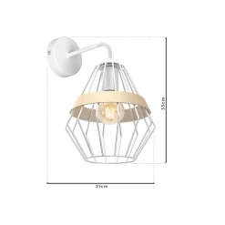 Sklep Kaja kinkiet ścienny, w stylu skandynawskim MLP5517 z serii CLIFF | Kaja Oświet