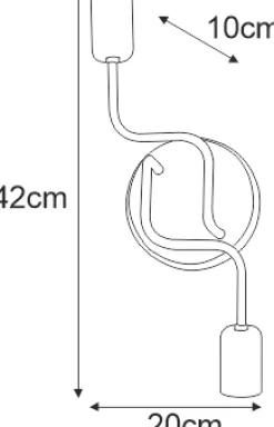 Sklep Kaja kinkiet na dwie żarówki z dużym gwintem K-4045 | Kaja