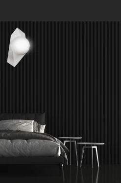 Sklep Kaja kinkiet w nowoczesnym kształcie z kloszem 637/K1 | Kaja