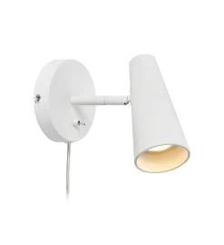 Sklep Kaja Biały kinkiet z regulacją kąta świecenia 108199 | Kaja Oświetlenie