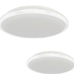 Sklep Kaja Biały, ledowy plafon do łazienki z IP44, moc 24W ML6403 z serii TERMA | Kaja Ośw