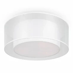 Sklep Kaja plafon sufitowy z dwoma abażurami MOD613CL-03W1 z serii BERGAMO