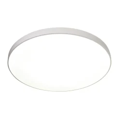 Sklep Kaja Biały plafon z ciepłym światłem LED ⌀40 PLF-53472-3K-WH ATEIA | Kaja