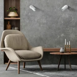 Cheap Biały reflektor sufitowo-ścienny LP-731/1W WH SNOW | Kaja Oświetlenie Żyrandole Nowoczesne