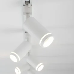 Sklep Kaja Biały reflektor tuba do szyny jednofazowej TK 6898 TRACER | Kaja