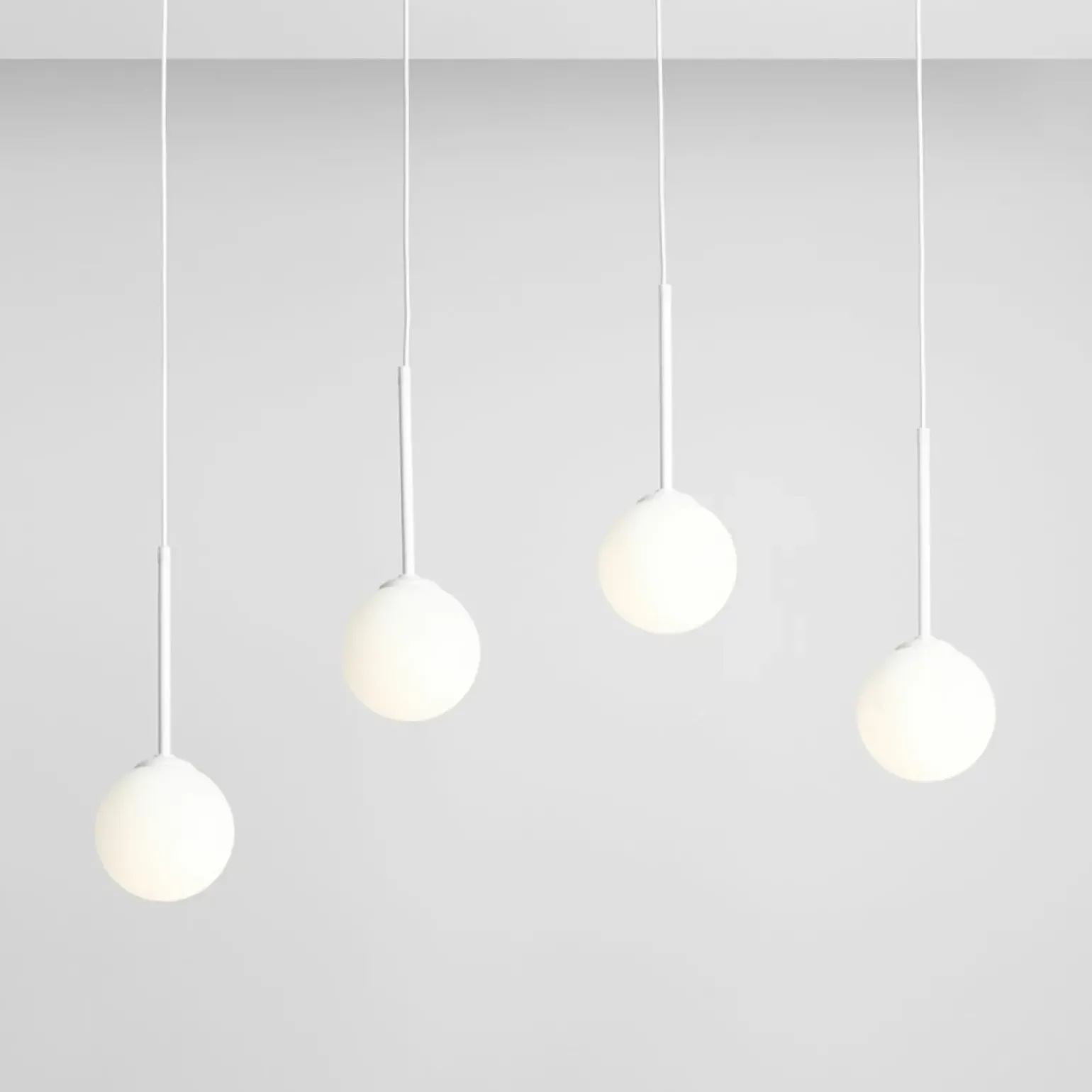 Best Sale Biały żyrandol szeroki do jadalni nad stół 1087L BOSSO | Kaja Żyrandole Nowoczesne