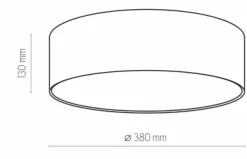 Best Błękitny plafon do pokoju dziecięcego TK 3229 RONDO KIDS | Kaja Żyrandole Nowoczesne