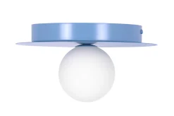Sklep Kaja Błękitny plafon sufitowy na jedną żarówkę K-5448 z serii ROBIN
