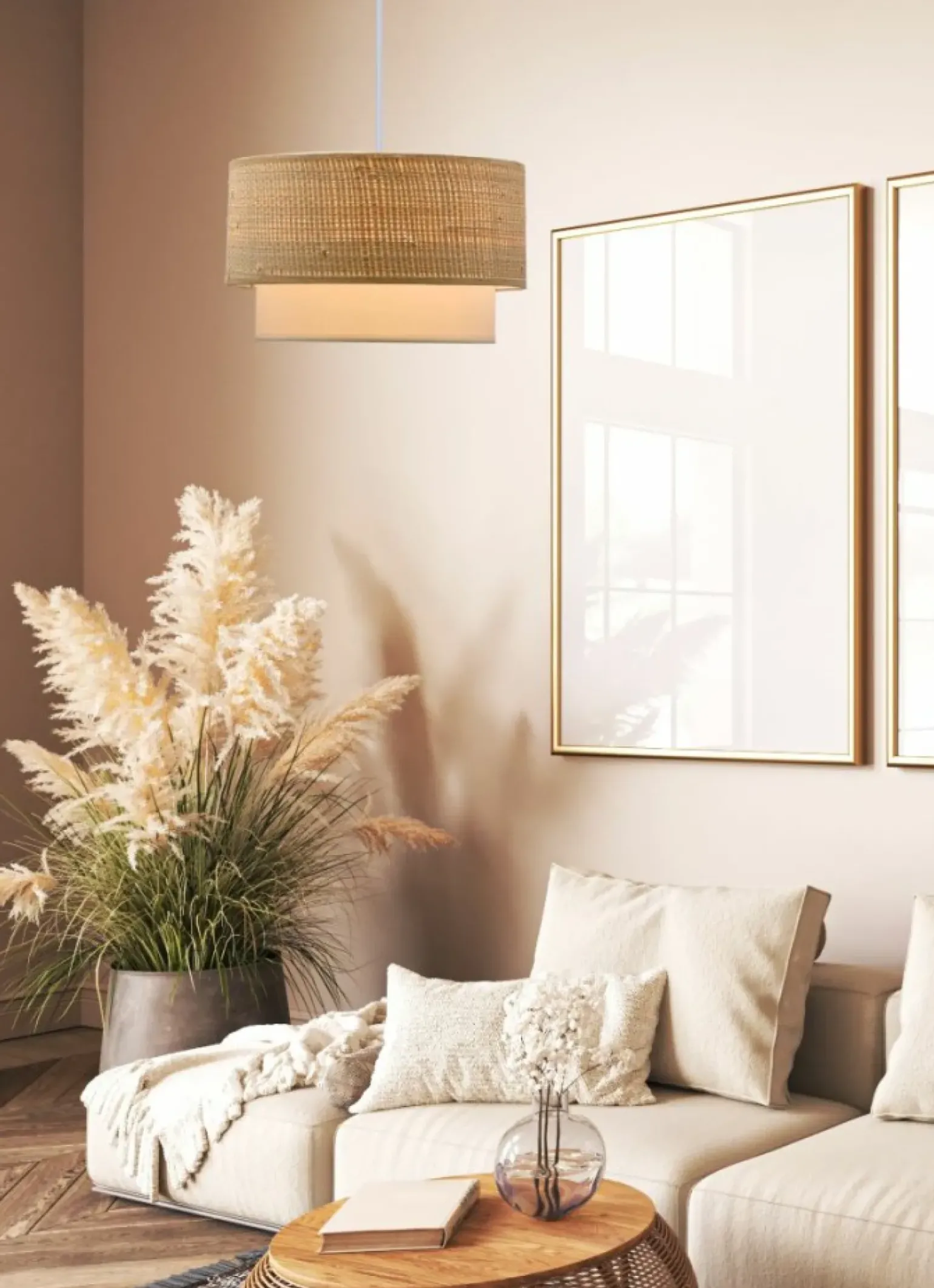 Outlet Boho lampa wisząca do jasnego salonu 31-21663 z serii RITANA | Kaja Oświetlenie Żyrandole Nowoczesne