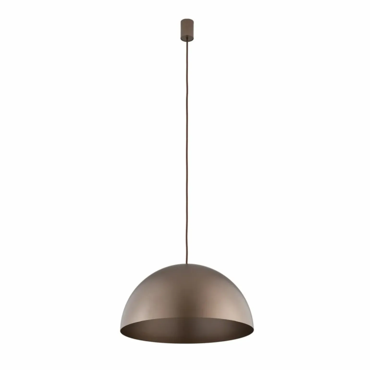 Discount Brązowa lampa do salonu w stylu rustykalnym 10296 HEMISPHERE | Kaja Żyrandole Nowoczesne