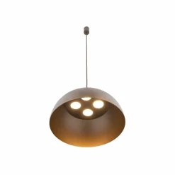 Discount Brązowa lampa do salonu w stylu rustykalnym 10296 HEMISPHERE | Kaja Żyrandole Nowoczesne