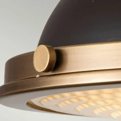 Sklep Kaja Brązowa lampa, niezwykły plafon HK-AMELIA-F-M-RB z serii AMELIA