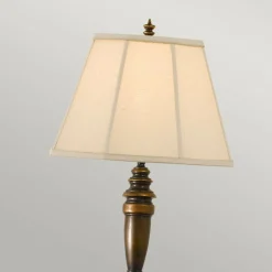 Sklep Kaja Brązowa lampa podłogowa FE-LINCOLNDALE-FL z serii LINCOLNDALE