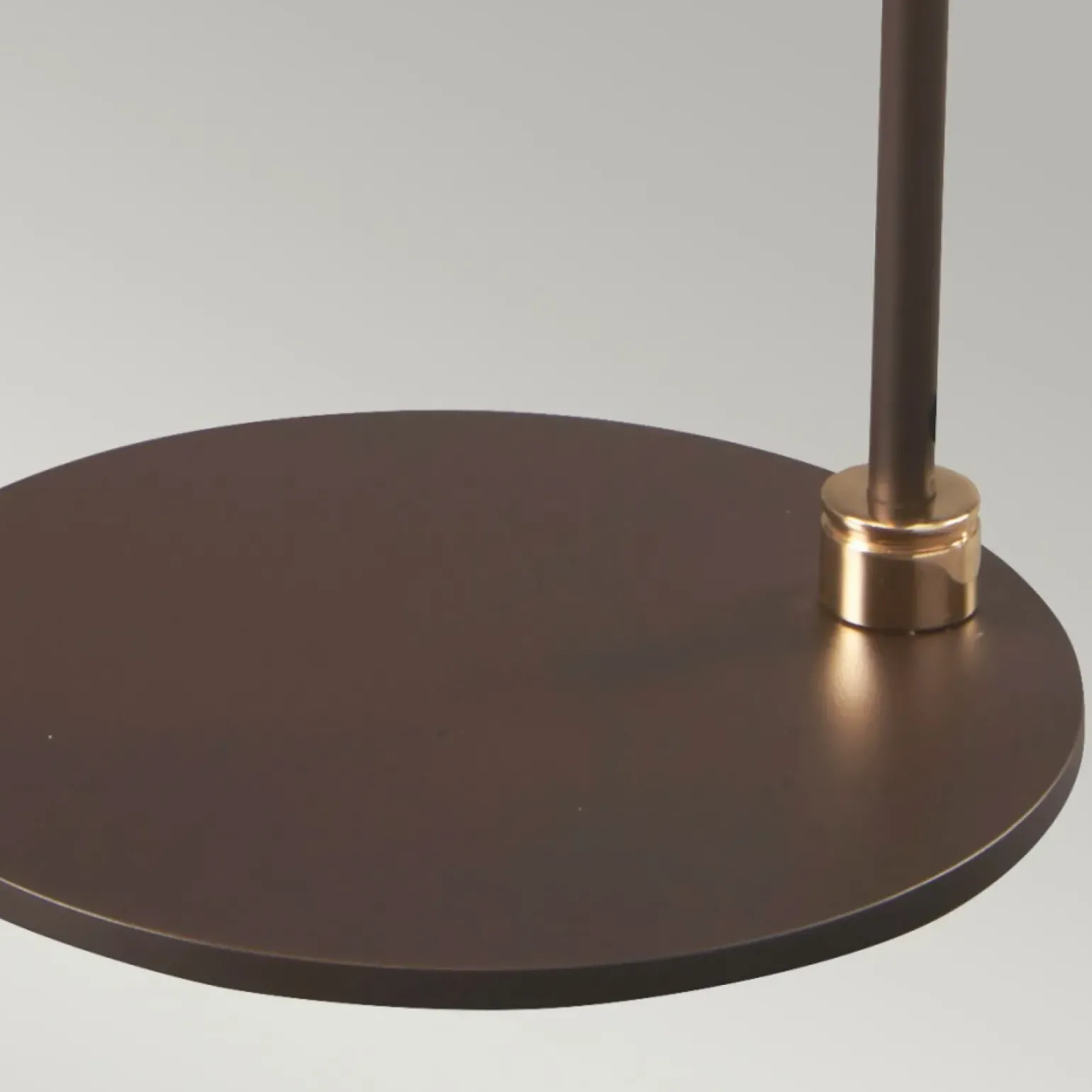 Sklep Kaja Brązowa lampa stołowa, do gabinetu BALANCE-TL-BRPB z serii BALANCE