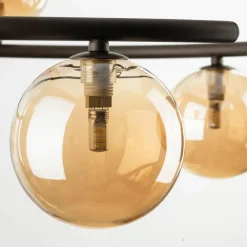 Best Sale Brązowa lampa wisząca do salonu TK 6571 ANABELLE BROWN | Kaja Żyrandole Nowoczesne