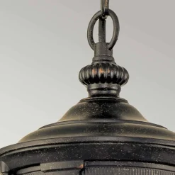 Sklep Kaja Brązowa lampa wisząca, ozdobne szkło CL8-S z serii CLEVELAND