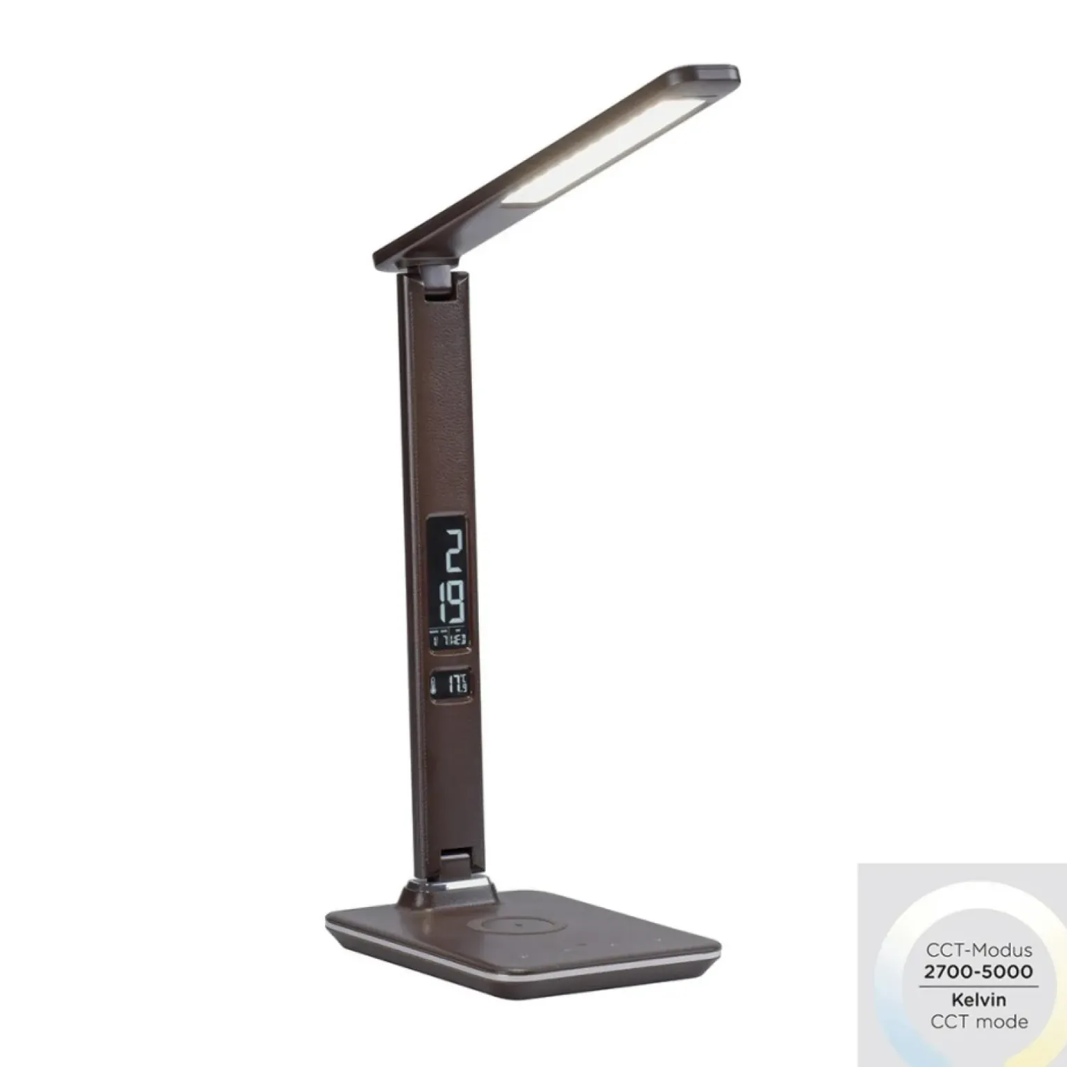 Sklep Kaja Brązowa lampka LED z regulacją światła 4595-23 z serii ADRIANO | Kaja