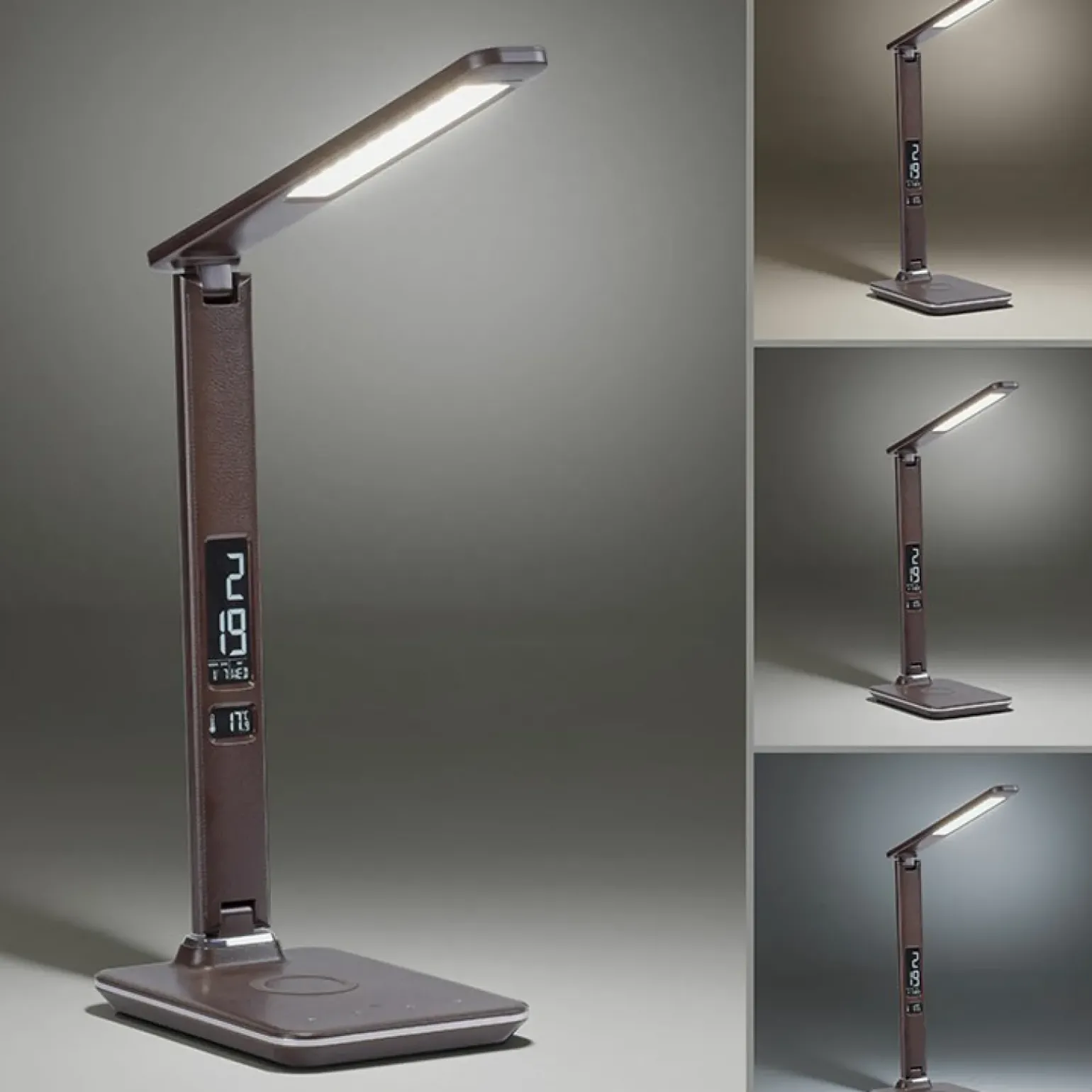 Sklep Kaja Brązowa lampka LED z regulacją światła 4595-23 z serii ADRIANO | Kaja