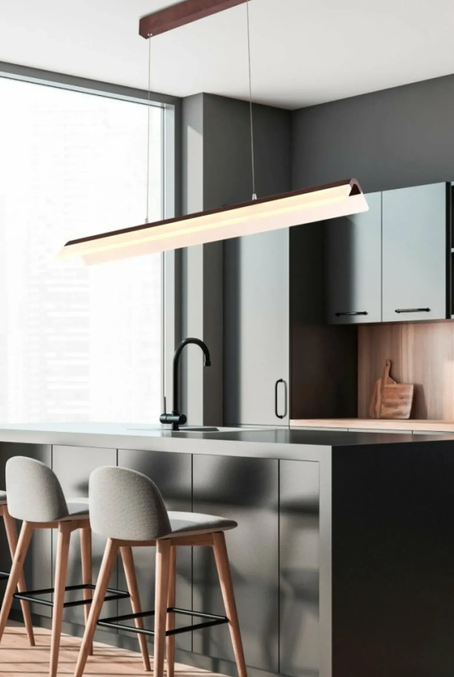 Hot owa, szeroka lampa wisząca A0011-320 CURACOA | Kaja Oświetlenie Żyrandole Nowoczesne