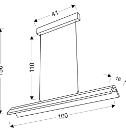 Hot owa, szeroka lampa wisząca A0011-320 CURACOA | Kaja Oświetlenie Żyrandole Nowoczesne