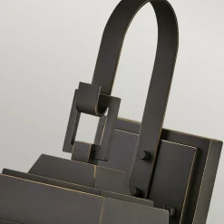 Sklep Kaja Brązowy kinkiet elewacyjny 1xE27 HK-BAINBRIDGE-M-OZ z serii BAINBRIDGE