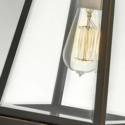 Sklep Kaja Brązowy kinkiet elewacyjny 1xE27 HK-BAINBRIDGE-M-OZ z serii BAINBRIDGE