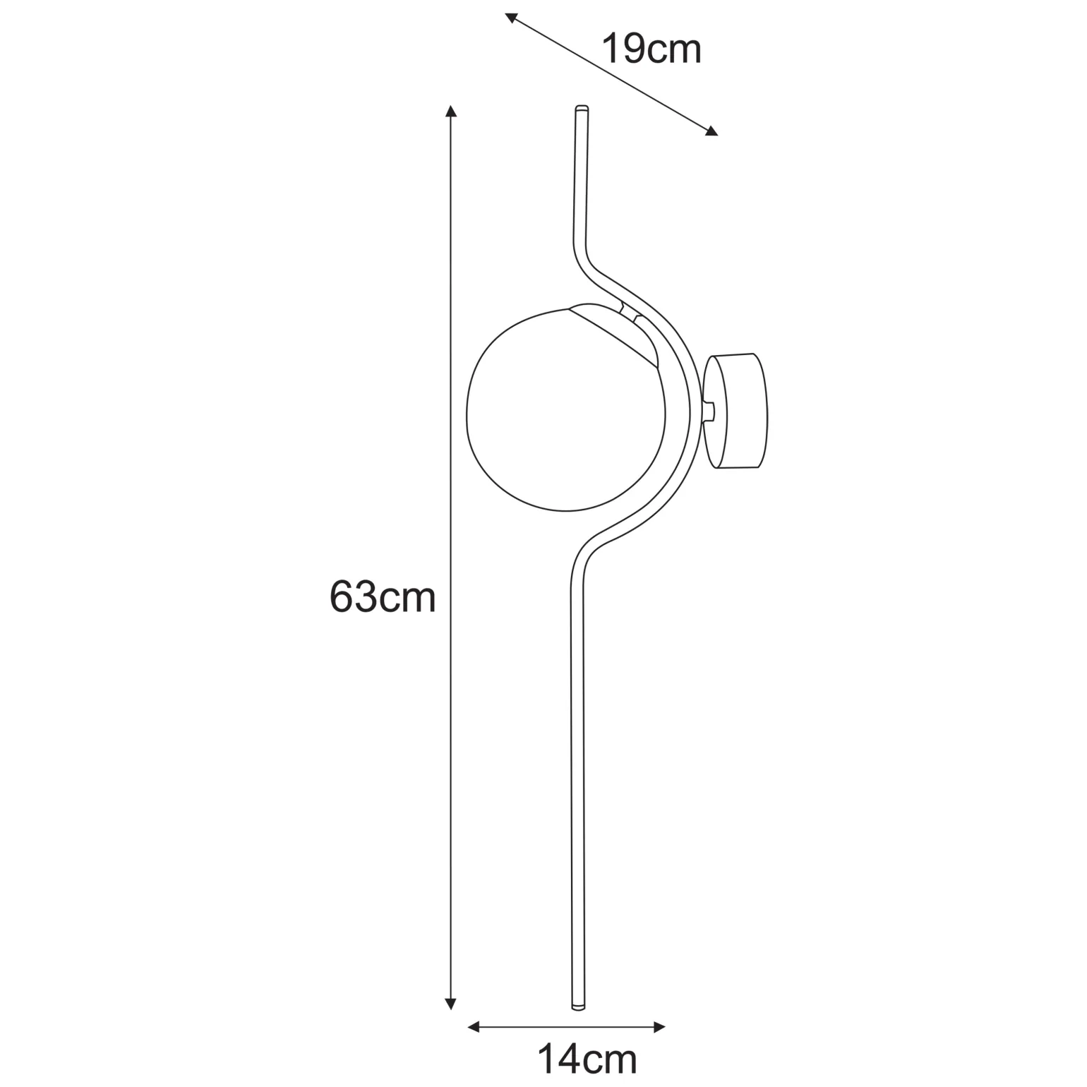 Sklep Kaja Bursztynowa lampa ścienna w stylu klasycznym K-5336 z serii VELA