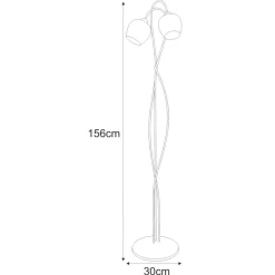 Sklep Kaja Bursztynowa lampa podłogowa do przytulnego salonu K-5193 z serii DIUNA