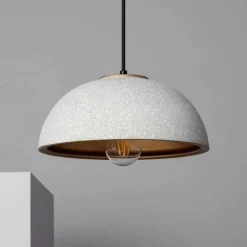 Store Ceramiczna kopuła wisząca do stylowej kuchni ABR-CIRI-E27 z serii CI Żyrandole Nowoczesne