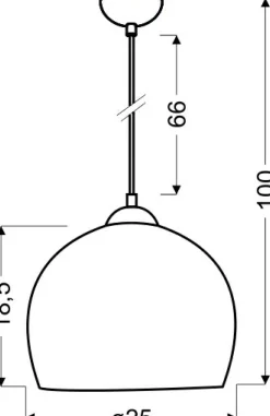 Sklep Kaja Chabrowa, klasyczna lampa wisząca 31-96657 STUDENT | Kaja Oświetlenie