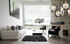 Best Sale owana, dekoracyjna lampa wisząca AZ0722 AMBER MIALNO | Kaja Żyrandole Nowoczesne