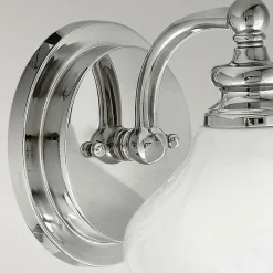 Sklep Kaja Chromowana lampa ścienna z kloszem HK-AINSLEY1-BATH z serii AINSLEY