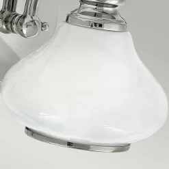 Sklep Kaja Chromowana lampa ścienna z kloszem HK-AINSLEY1-BATH z serii AINSLEY