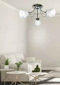 Sklep Kaja owana lampa sufitowa do sypialni 33-63847 SIMPLI | Kaja