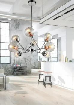 Flash Sale owana lampa sufitowa do salonu 38-67289 BEST | Kaja Oświetlenie Żyrandole Nowoczesne