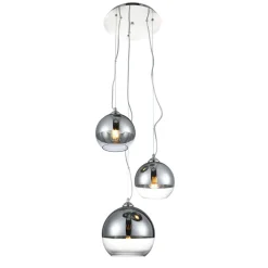 Flash Sale owana lampa wisząca dymione klosze AZ3104 IRIS | Kaja Oświetlenie Żyrandole Nowoczesne