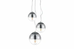 Flash Sale owana lampa wisząca dymione klosze AZ3104 IRIS | Kaja Oświetlenie Żyrandole Nowoczesne