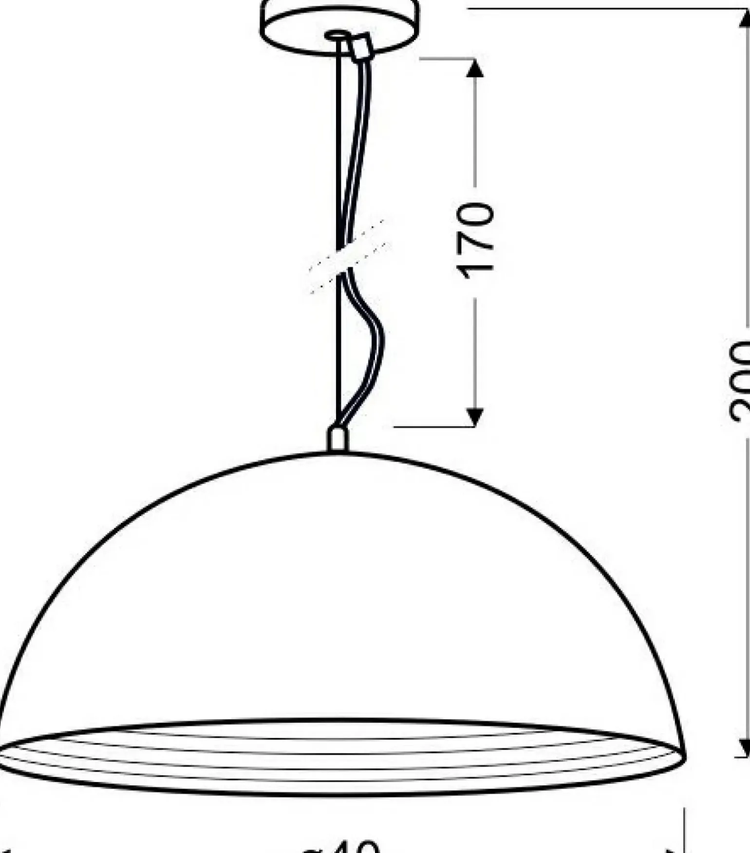 Sklep Kaja owana lampa wisząca z kloszem 40cm 31-26378 DORADA | Kaja