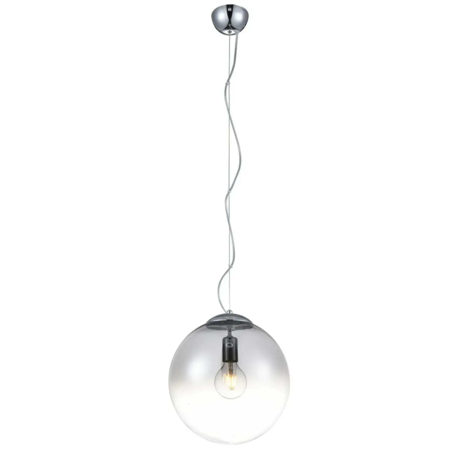 Clearance owana lampa wisząca z okrągłym kloszem AZ3106 IRIS | Kaja Żyrandole Nowoczesne