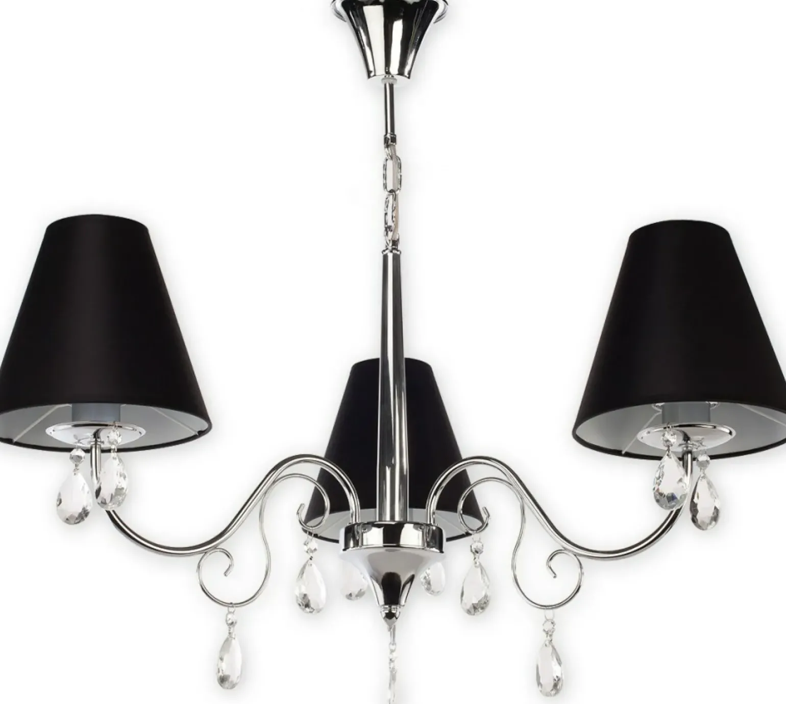 Sklep Kaja Chromowana lampa z kryształkami O1963 CH CZA VELIO | Kaja Oświetlenie