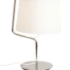 Sklep Kaja Chromowana lampka nocna z abażurem MX T0030 CHICAGO | Kaja Oświetlenie