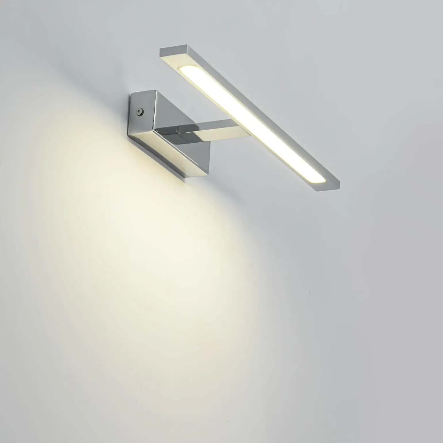 Sklep Kaja Chromowany kinkiet LED nad lustro GS-LWB-12W CH ISLA | Kaja