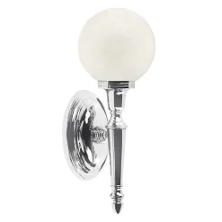 Sklep Kaja Chromowany kinkiet z kloszem kulką BATH-DRYDEN4-PC z serii DRYDEN