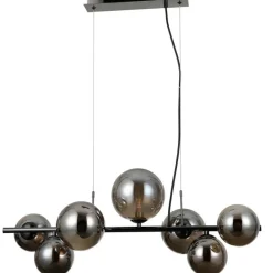 Store Chromowany, molekularny żyrandol PND-406007-7A-BCR z serii CANELLO Żyrandole Nowoczesne