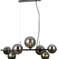 Store Chromowany, molekularny żyrandol PND-406007-7A-BCR z serii CANELLO Żyrandole Nowoczesne