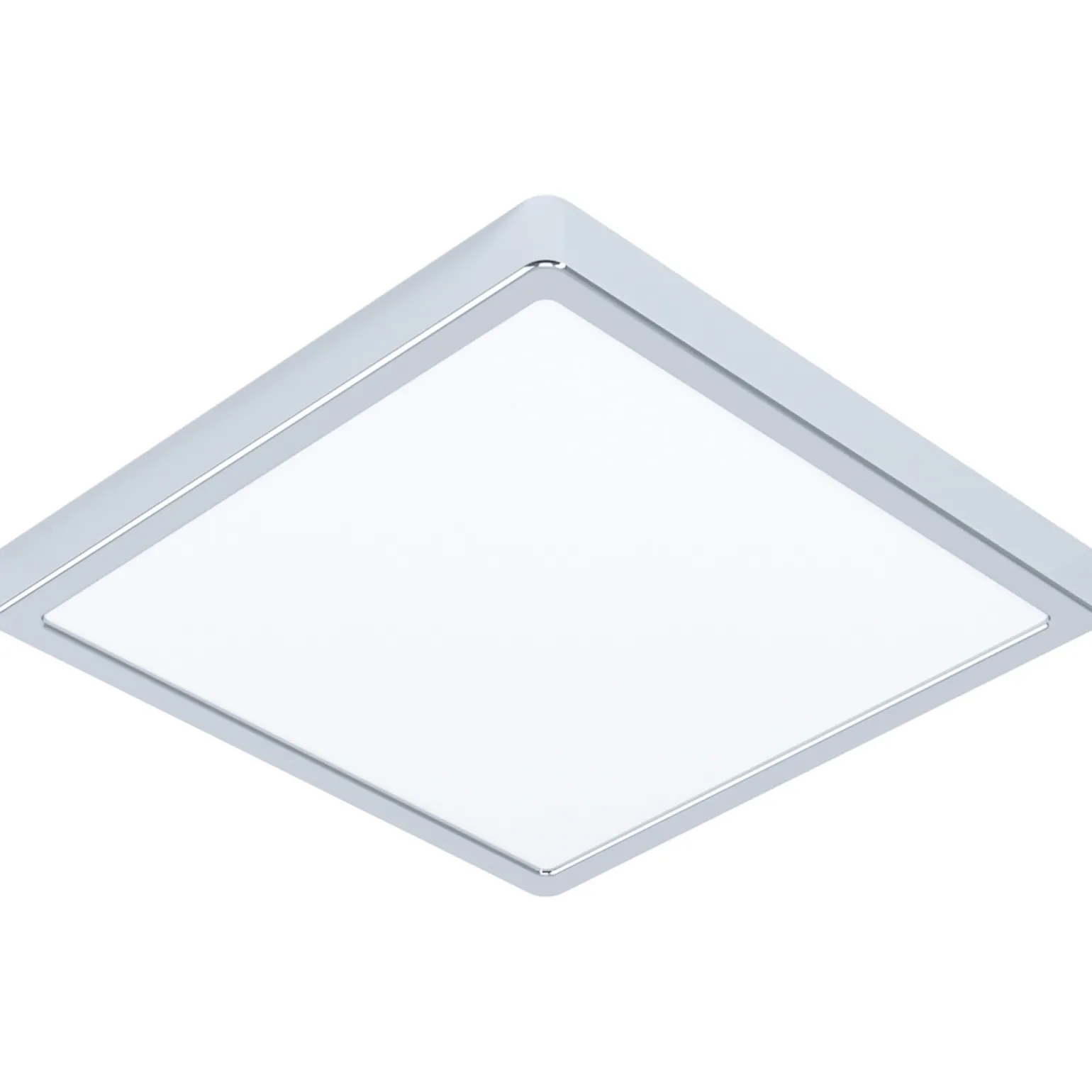 Sklep Kaja Chromowany plafon LED 28,5x28,5cm 3000K 99269 FUEVA | Kaja Oświetlenie