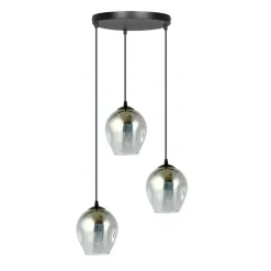 Cheap Ciemne klosze na okrągłej podsufitce 680/3PREM ISTAR PREMIUM | Kaja Żyrandole Nowoczesne