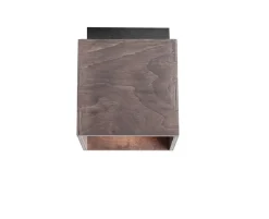 Sklep Kaja Ciemnoszary mały plafon kostka 982PL/G21 1-PŁ BIT | Kaja Oświetlenie